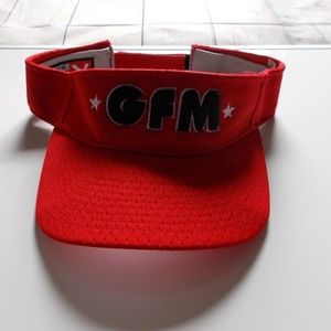 RICHARDSON  *GFM* Red Visor Sun Plain Hat Sport
